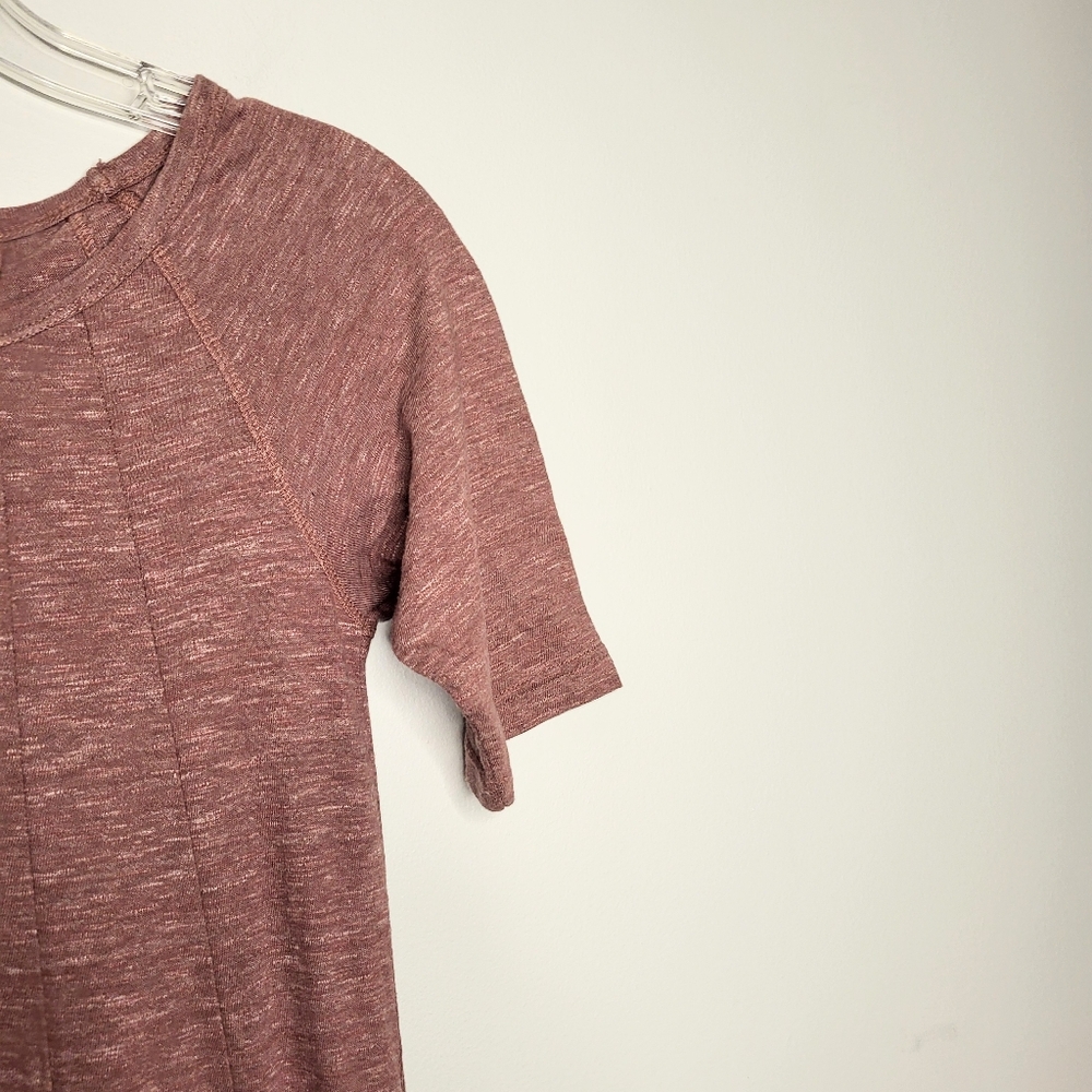 Ganni Red Jersey Swing T-Shirt Dress | Casual Chic Minimalist Style $195 Retail - Picture 4 of 9